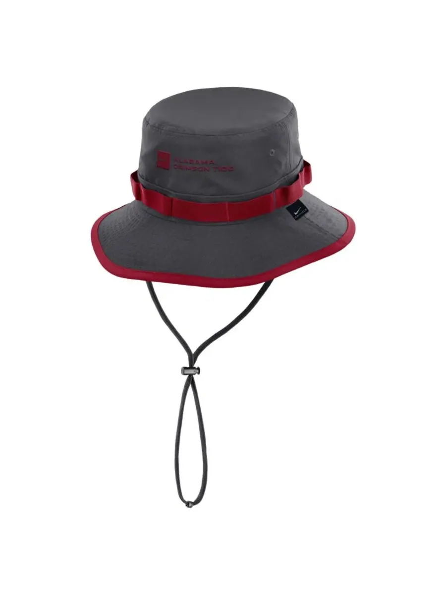 Кепка-бони с полями Nike Alabama Crimson Tide 2026 Sideline Apex, Anthracite Crimson — изображение 2 из 2