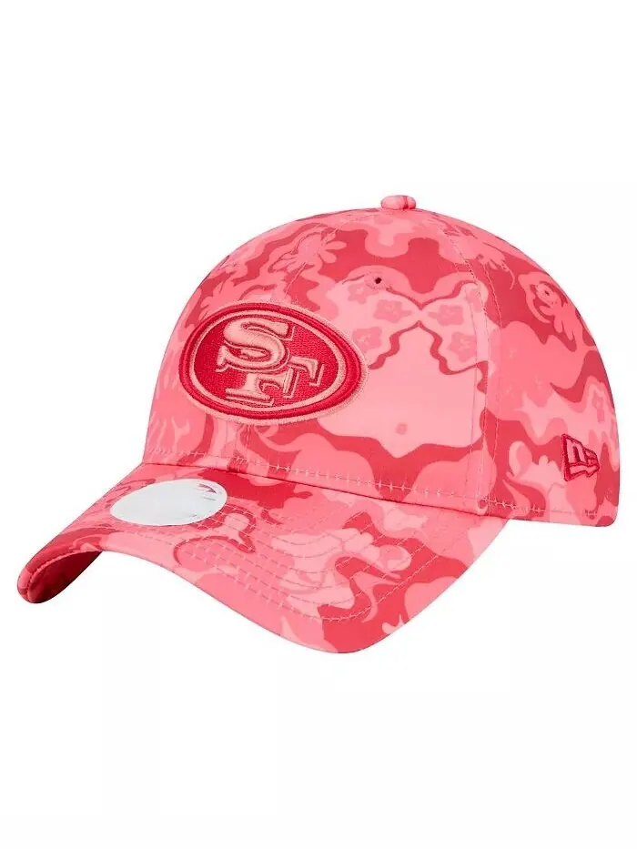 Женская алая кепка San Francisco 49ers Trippy 9TWENTY Adjustable New Era