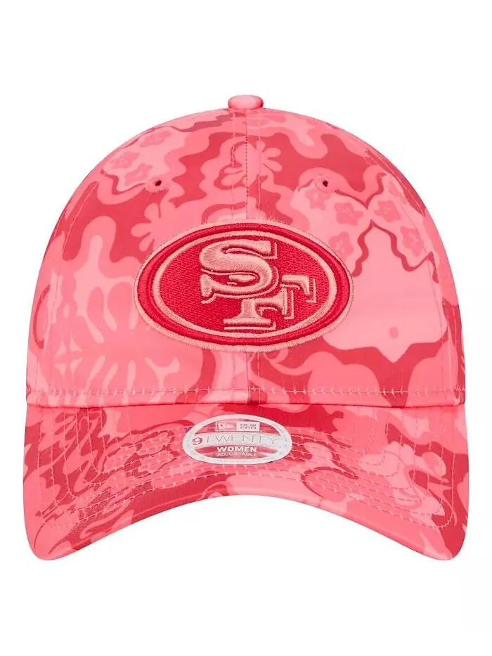 Женская алая кепка San Francisco 49ers Trippy 9TWENTY Adjustable New Era — изображение 5 из 5