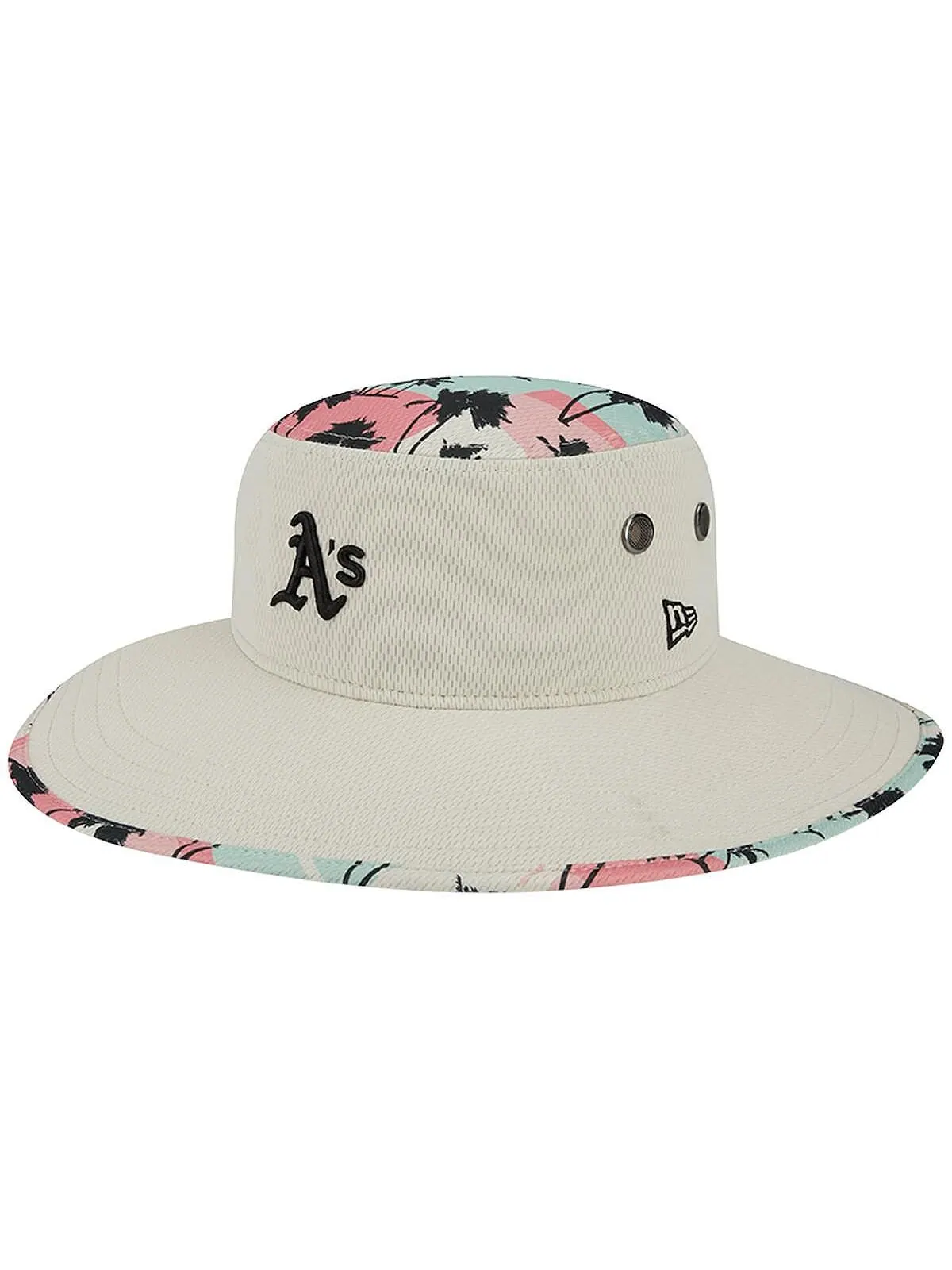 Мужская пляжная панама в стиле ретро Oakland Athletics в стиле ретро New Era