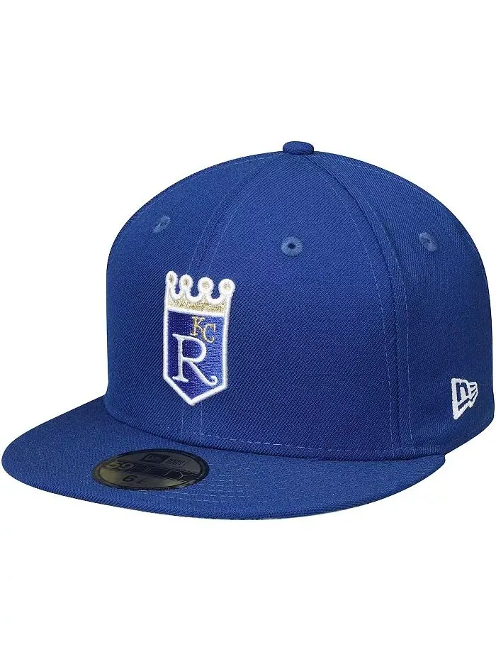 Мужская шерстяная шапка Royal Kansas City Royals Cooperstown Collection 59FIFTY Fitted Hat New Era
