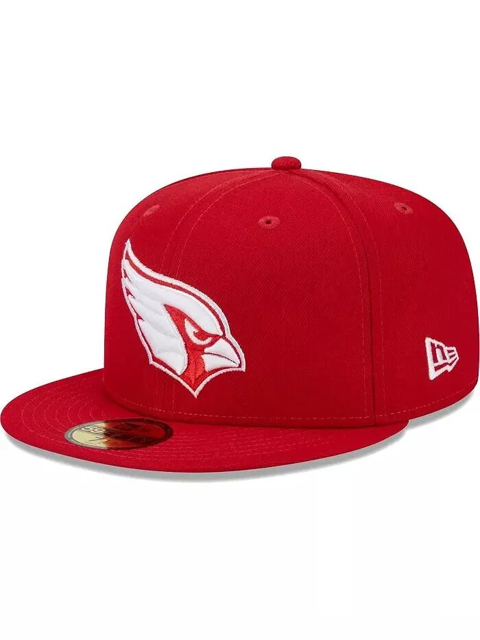 Мужская алая шапка Arizona Cardinals 2006 Inaugural Season Main Patch 59FIFTY Fitted Hat New Era — изображение 4 из 5