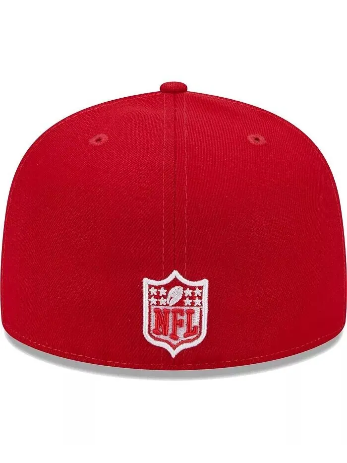 Мужская алая шапка Arizona Cardinals 2006 Inaugural Season Main Patch 59FIFTY Fitted Hat New Era — изображение 5 из 5