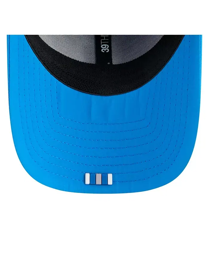 Мужская синяя бейсболка Detroit Lions 2025 Sideline 39THIRTY Flex New Era — изображение 2 из 5