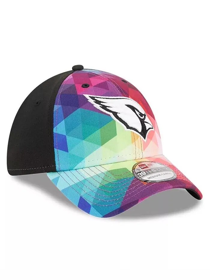 Мужская и женская разноцветная черная бейсболка Arizona Cardinals 2023 NFL Crucial Catch 39THIRTY — изображение 3 из 4