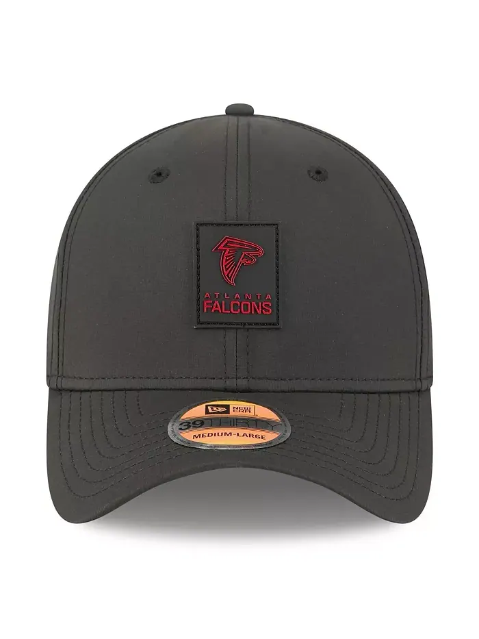 Мужская черная кепка Atlanta Falcons 2025 Sideline 39THIRTY Flex New Era — изображение 2 из 4