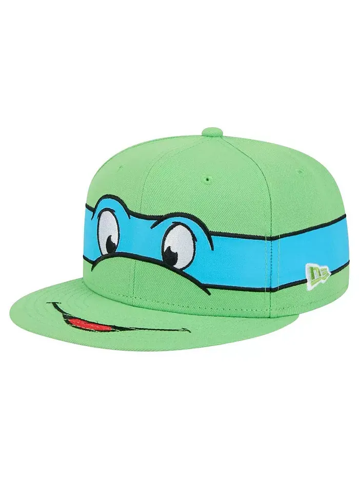 Мужская зеленая бейсболка Teenage Mutant Ninja Turtles Leonardo 9Fifty Snapback New Era