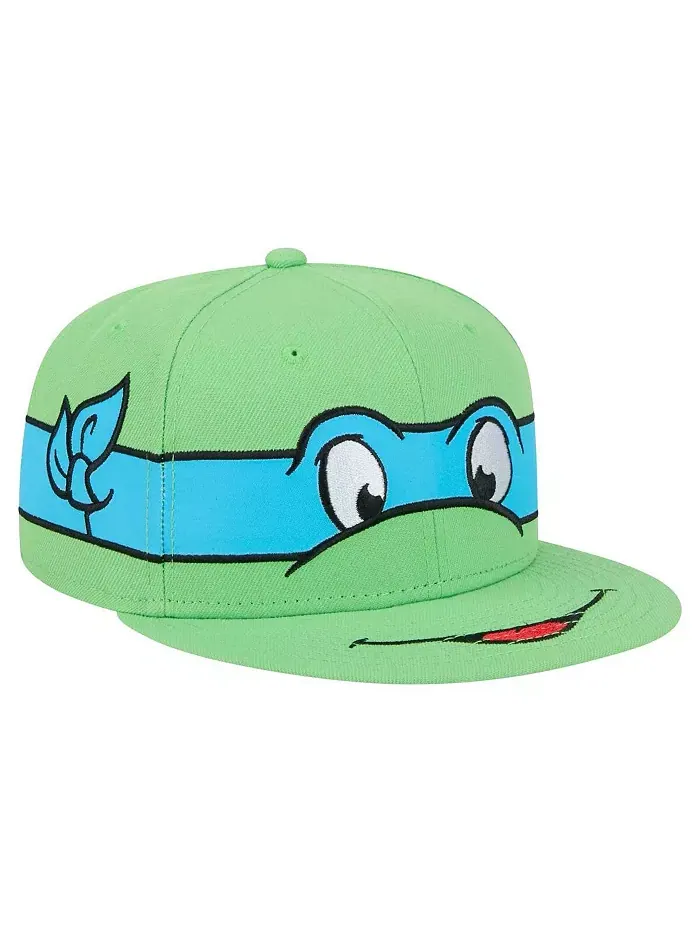 Мужская зеленая бейсболка Teenage Mutant Ninja Turtles Leonardo 9Fifty Snapback New Era — изображение 4 из 5