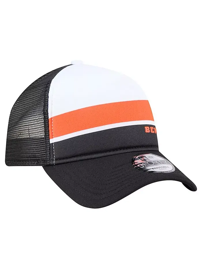 Черная кепка Trucker Cincinnati Bengals Sport Night Color Block 9FORTY с регулируемой рамкой New Era — изображение 4 из 5