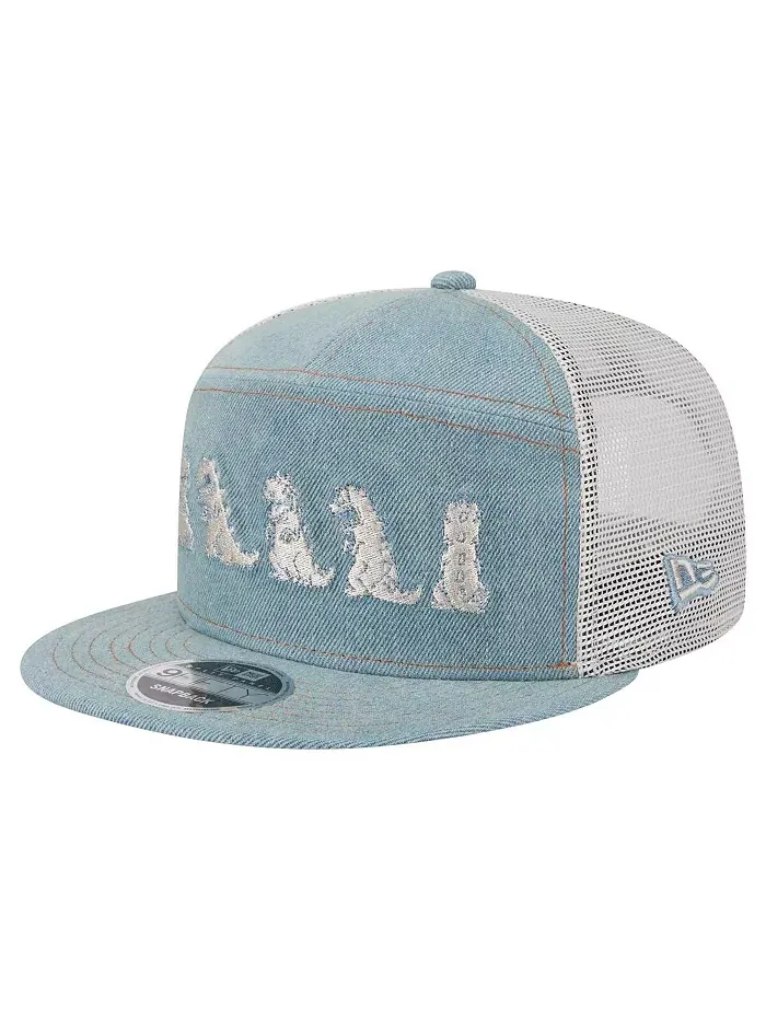 Мужская джинсовая бейсболка Rugrats Denim 9FIFTY с застежкой-кнопкой New Era
