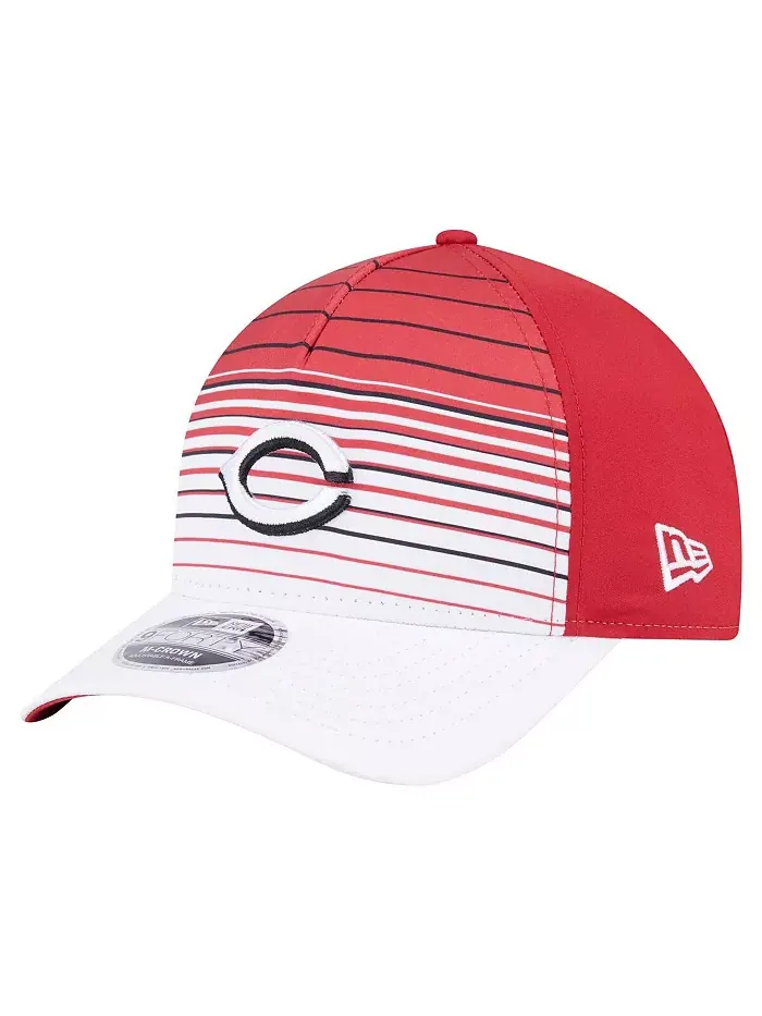 Мужская красная кепка Cincinnati Reds Gradient 9FORTY M-Crown Adjustable New Era