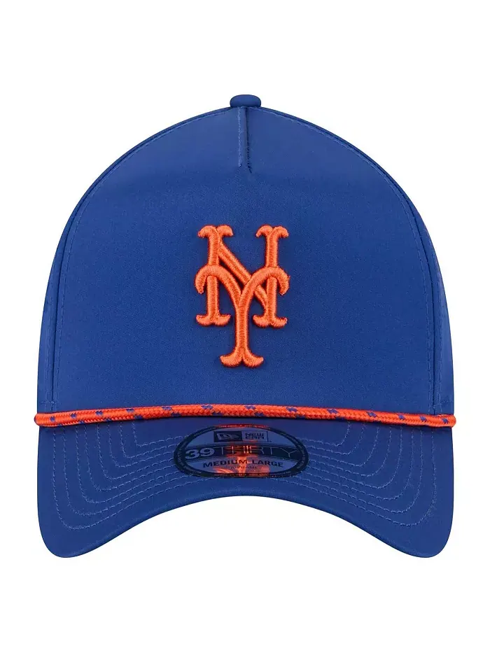 Мужская кепка Royal New York Mets 39THIRTY A-Frame с перфорацией Flex New Era — изображение 5 из 5