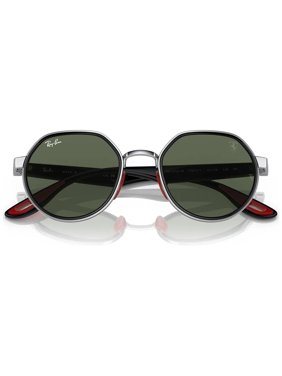 RB3703M Солнцезащитные очки унисекс Scuderia Ferrari Collection 51 Ray-Ban — изображение 5 из 6, серебристый