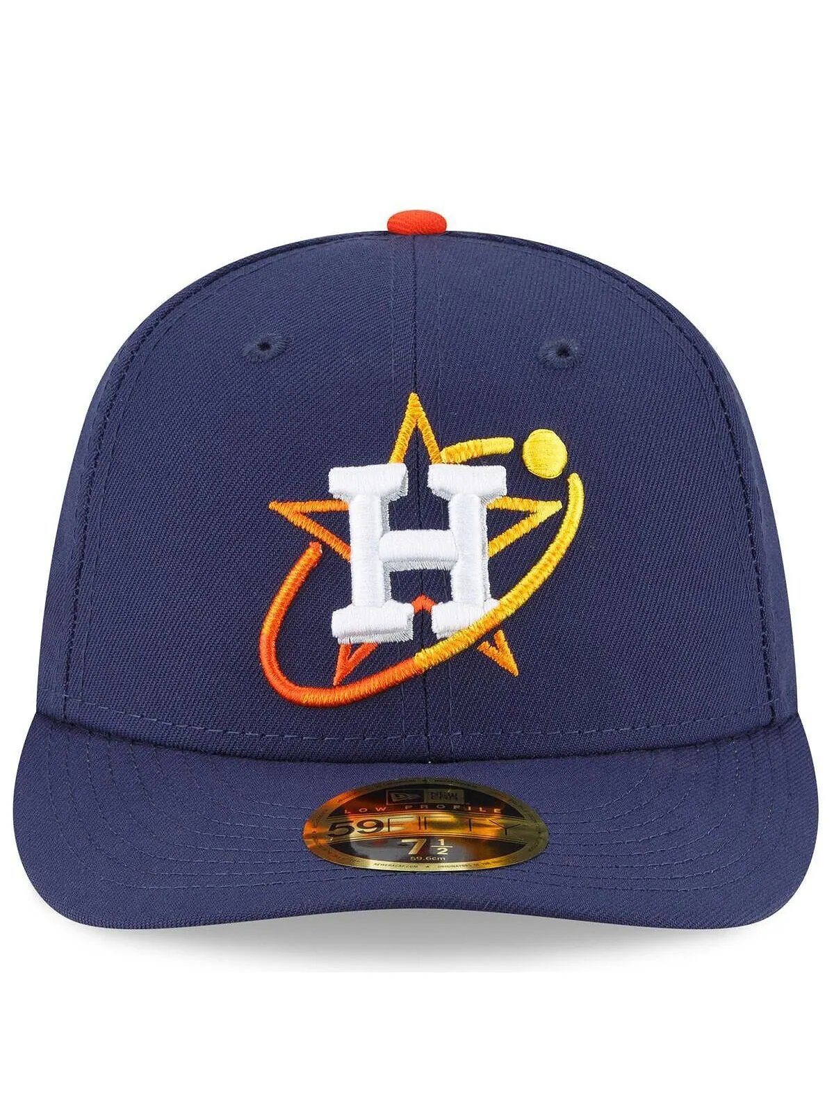Мужская темно-синяя приталенная шляпа Houston Astros 2022 City Connect Low Profile 59Fifty New Era — изображение 2 из 4