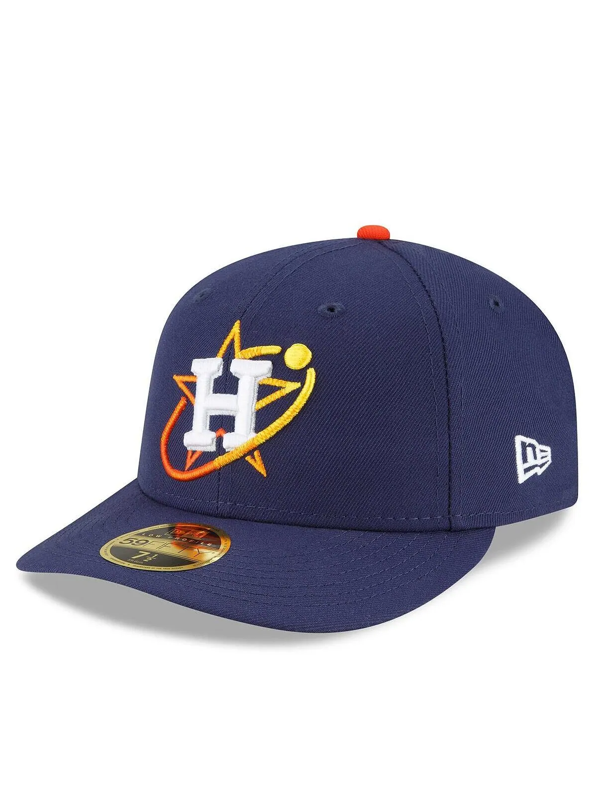 Мужская темно-синяя приталенная шляпа Houston Astros 2022 City Connect Low Profile 59Fifty New Era — изображение 3 из 4