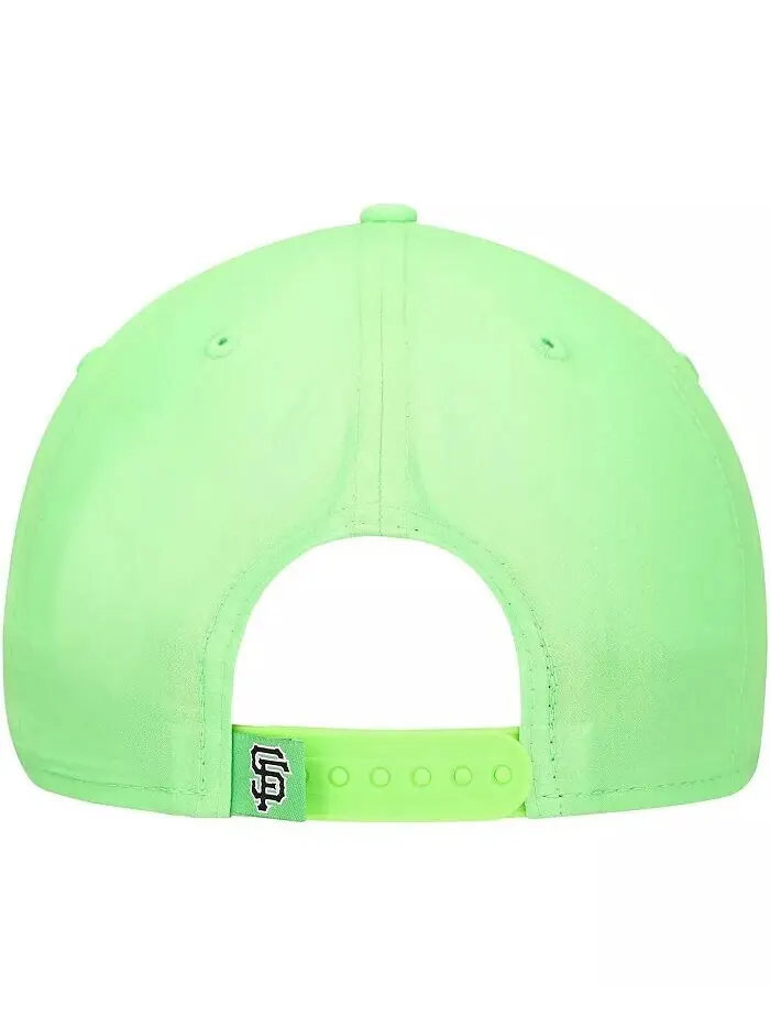 Мужская зеленая бейсболка-кнопка для гольфа San Francisco Giants Neon New Era — изображение 2 из 4