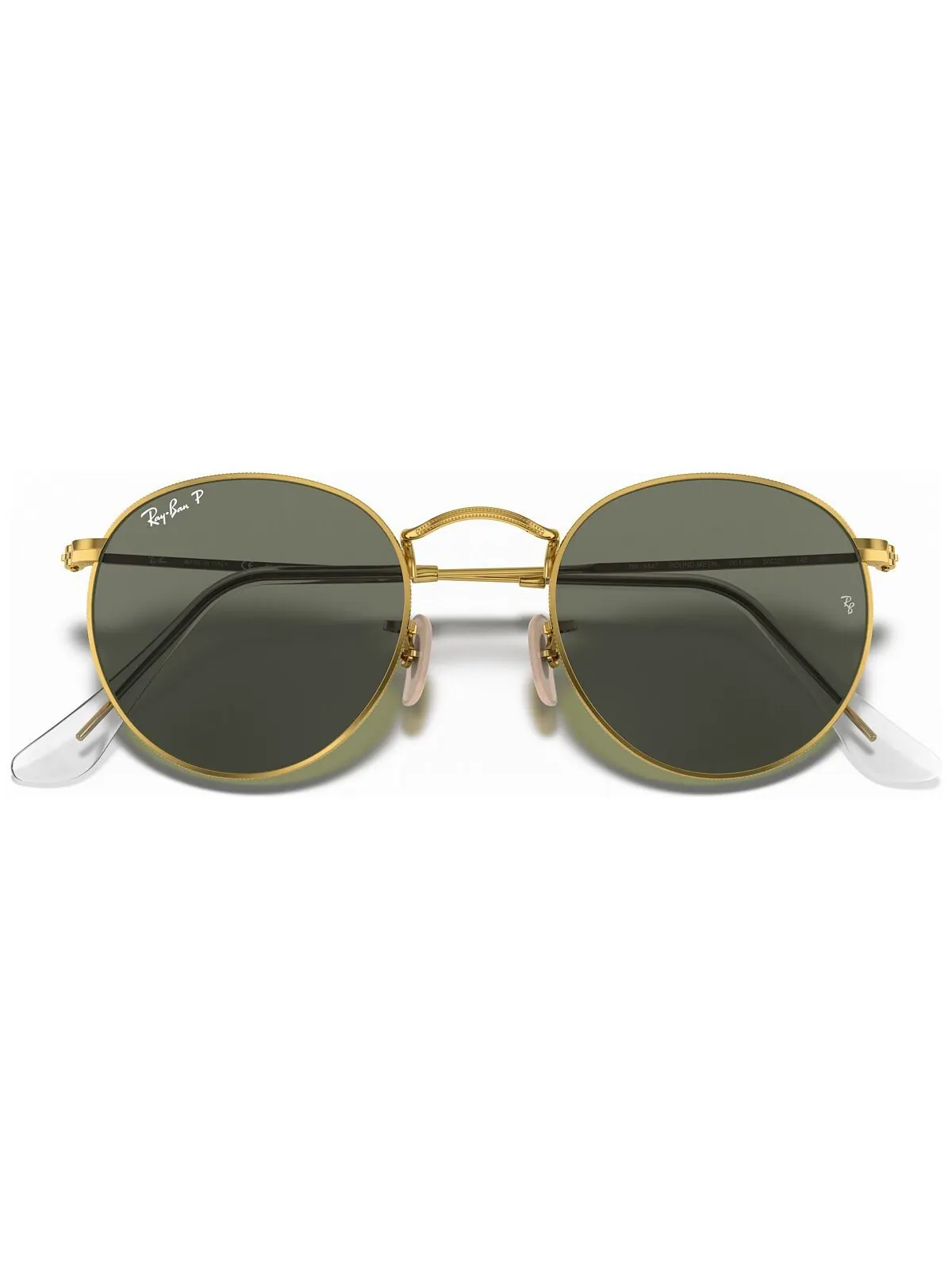 Поляризованные солнцезащитные очки КРУГЛЫЕ МЕТАЛЛИЧЕСКИЕ, RB3447 50 Ray-Ban — изображение 2 из 7, зеленый