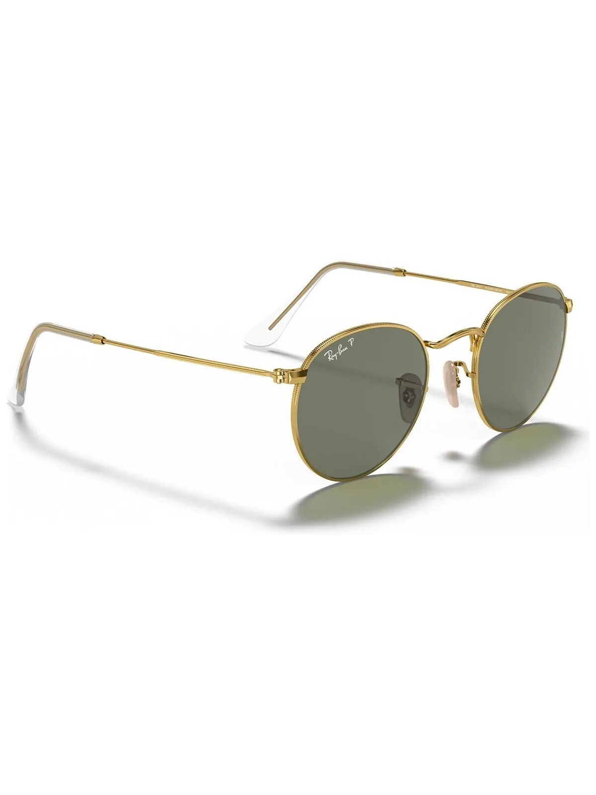 Поляризованные солнцезащитные очки КРУГЛЫЕ МЕТАЛЛИЧЕСКИЕ, RB3447 50 Ray-Ban — изображение 5 из 7, зеленый