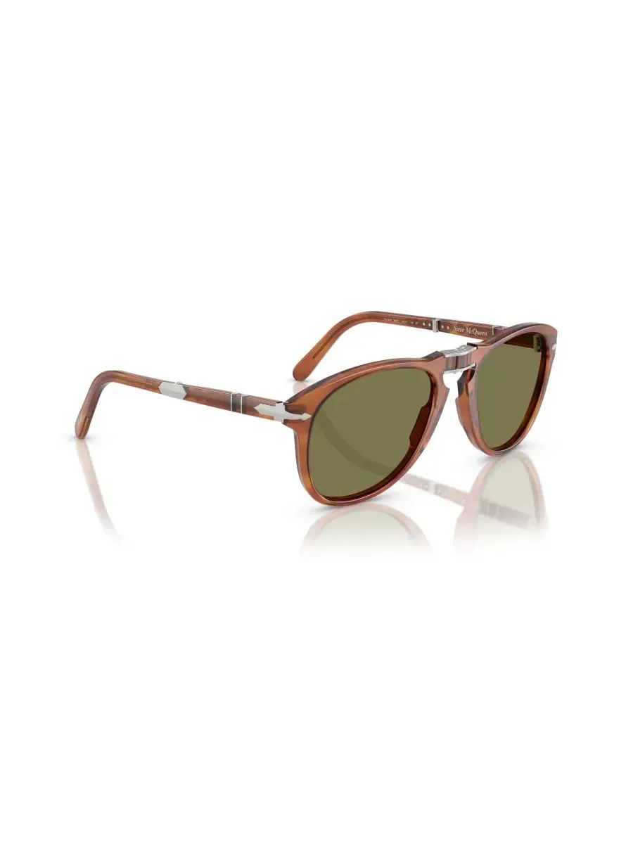 Мужские поляризованные солнцезащитные очки Steve McQueen, PO0714SM Persol, Terra Di Siena — изображение 8 из 10