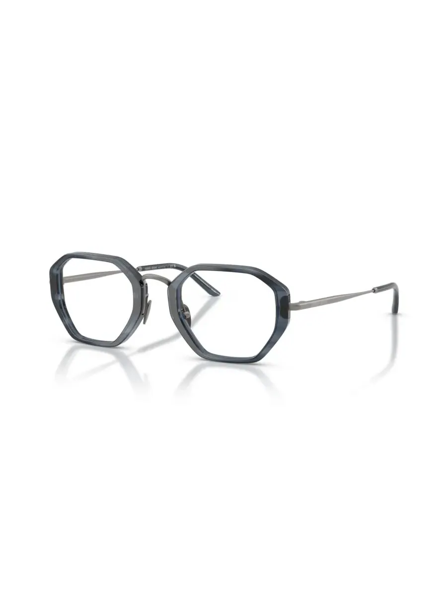 Мужские очки неправильной формы, AR7282 Giorgio Armani, Striped Smoke