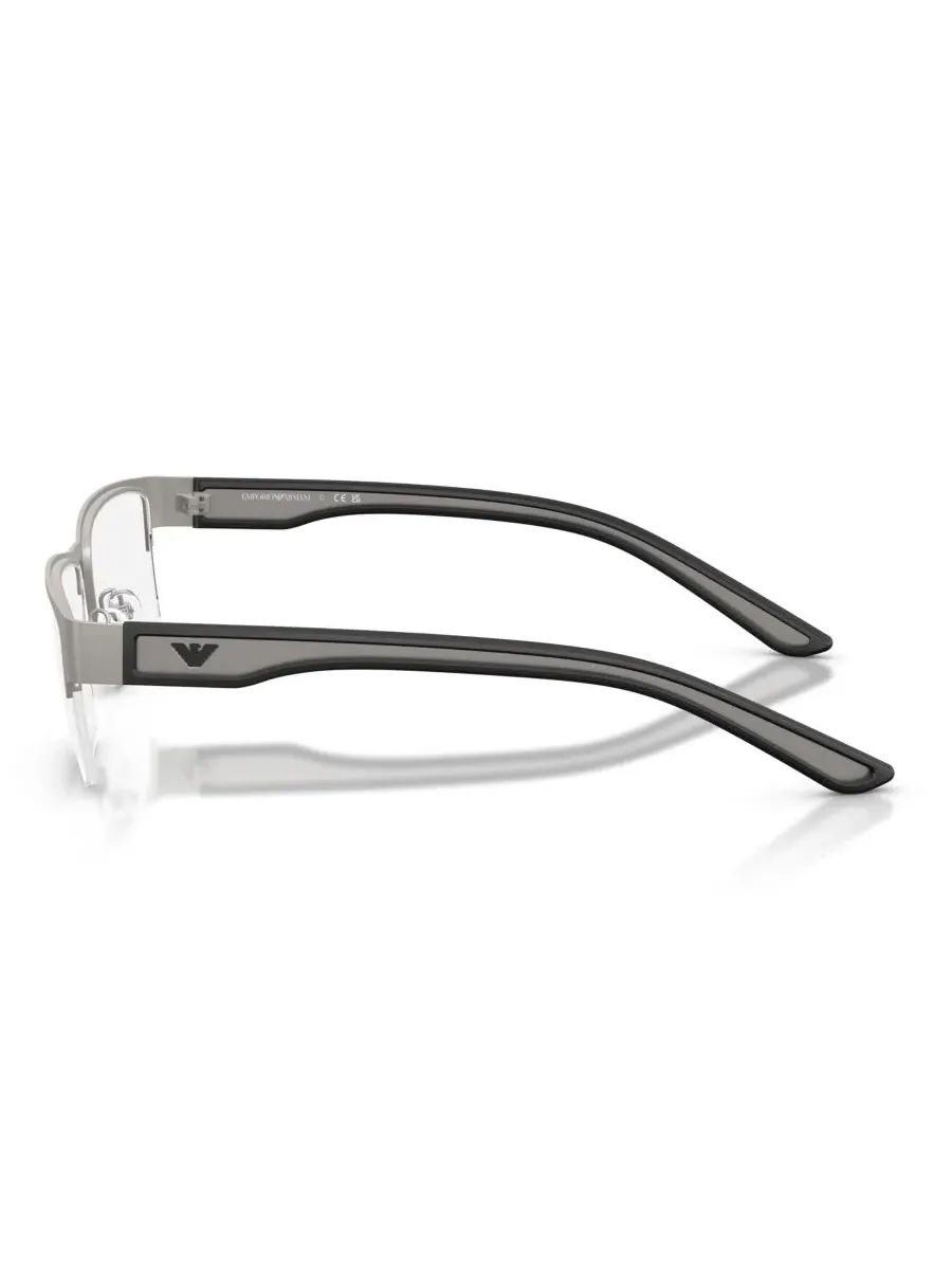 Мужские прямоугольные очки, EA1182 Emporio Armani, Rubber Gunmetal — изображение 3 из 5