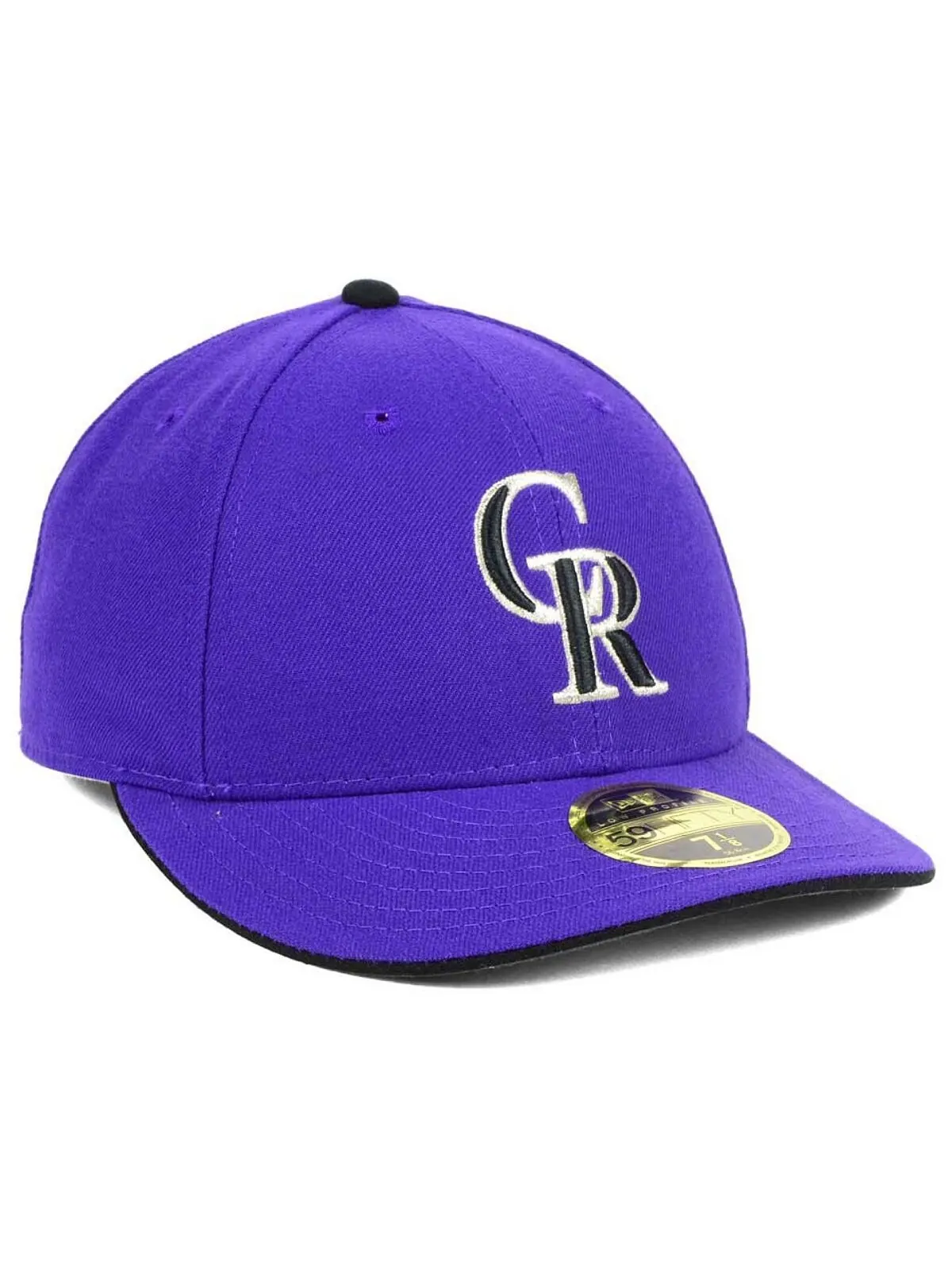 Кепка Colorado Rockies Low Profile AC Performance 59FIFTY New Era — изображение 3 из 6, фиолетовый