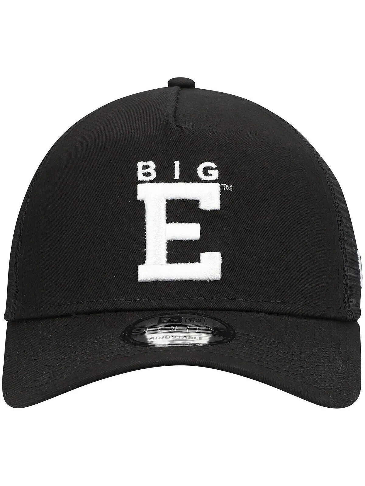 Мужская черная кепка Dale Earnhardt Big E Legends 9FORTY A-Frame Trucker Snapback New Era — изображение 3 из 5, черный