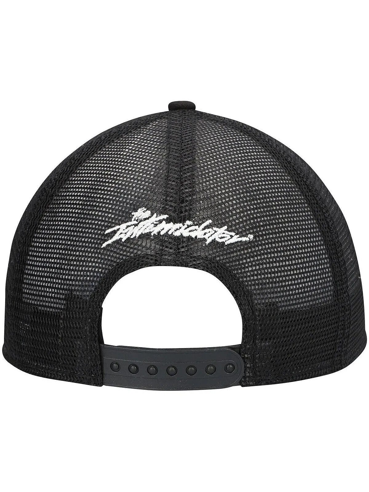 Мужская черная кепка Dale Earnhardt Big E Legends 9FORTY A-Frame Trucker Snapback New Era — изображение 5 из 5, черный