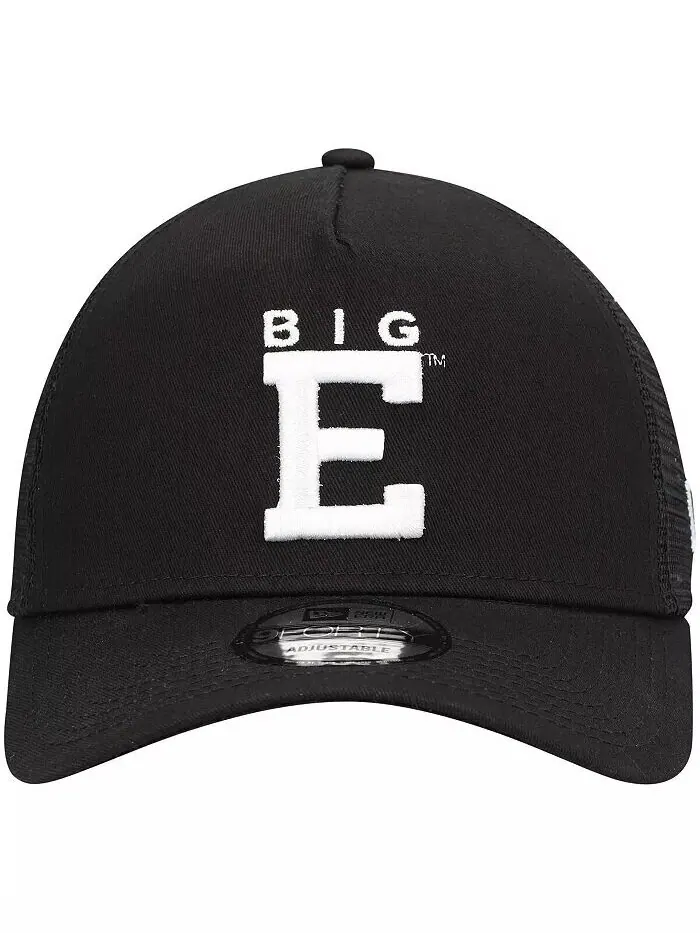 Мужская черная кепка Dale Earnhardt Big E Legends 9FORTY A-Frame Trucker Snapback New Era — изображение 3 из 5