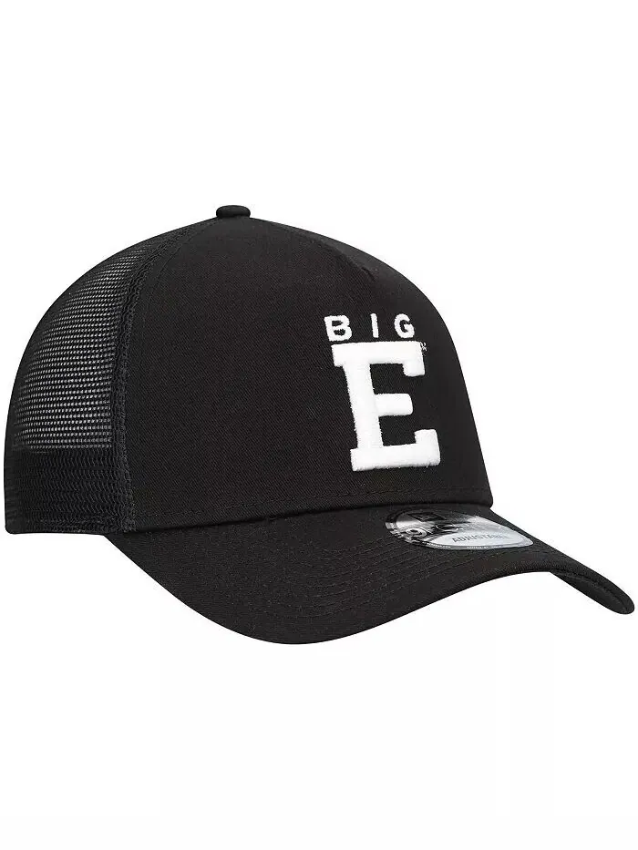 Мужская черная кепка Dale Earnhardt Big E Legends 9FORTY A-Frame Trucker Snapback New Era — изображение 4 из 5