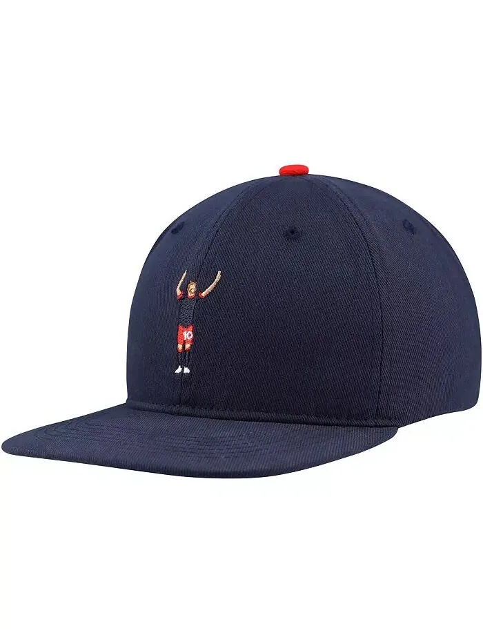 Мужская и женская темно-синяя бейсболка New England Revolution Player Adjustable Hat Talisman & Co