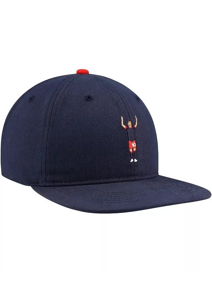 Мужская и женская темно-синяя бейсболка New England Revolution Player Adjustable Hat Talisman & Co — изображение 2 из 4