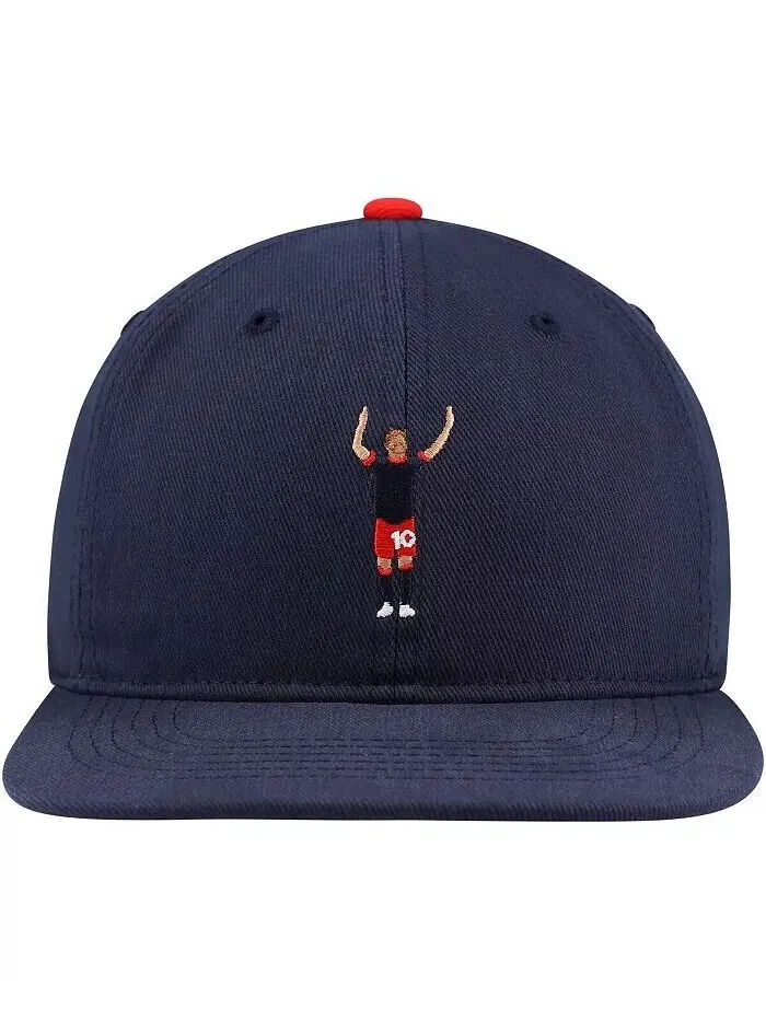 Мужская и женская темно-синяя бейсболка New England Revolution Player Adjustable Hat Talisman & Co — изображение 4 из 4