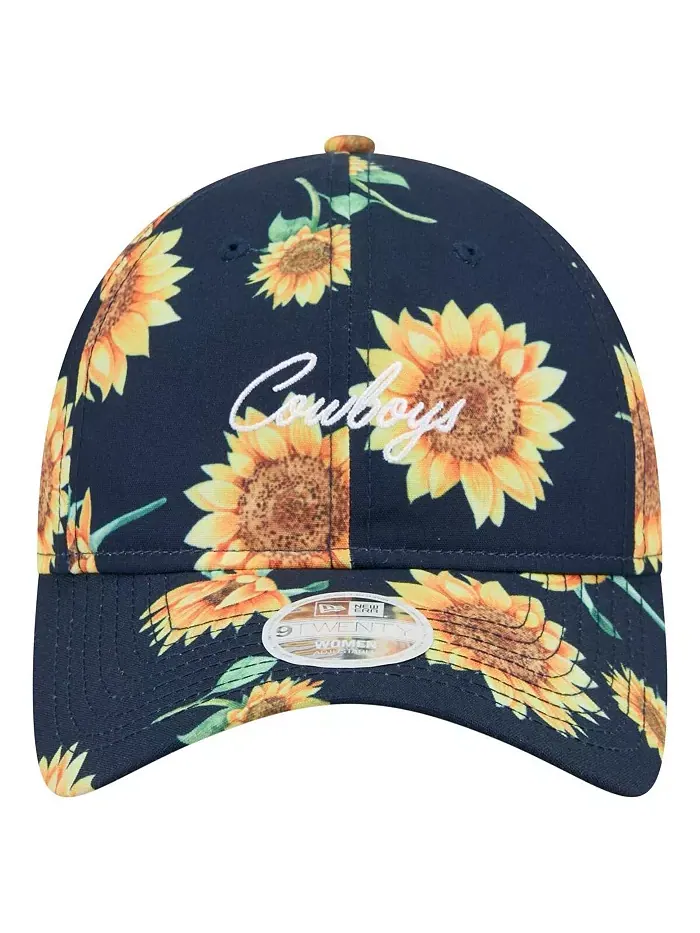 Женская регулируемая кепка 9TWENTY Dallas Cowboys Adventure Sunflower в синем цвете New Era — изображение 2 из 4