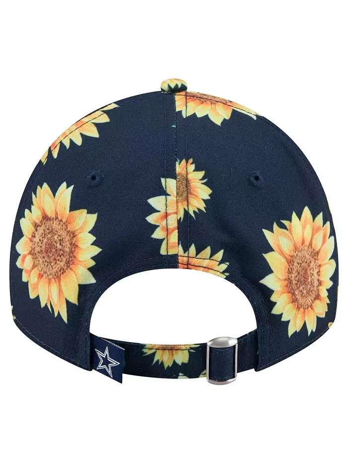 Женская регулируемая кепка 9TWENTY Dallas Cowboys Adventure Sunflower в синем цвете New Era — изображение 4 из 4