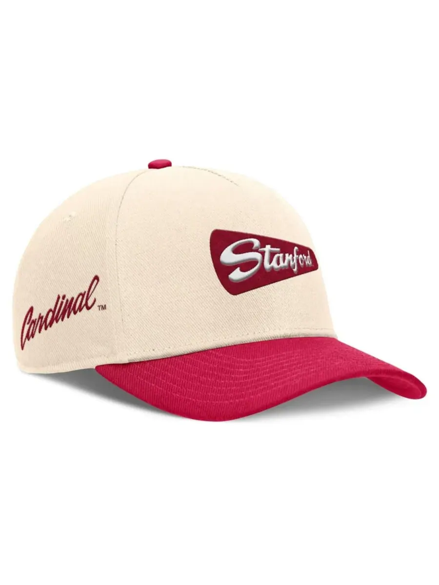 Кепка Nike с вышивкой Stanford Cardinal, Dri-FIT, Natural/Cardinal