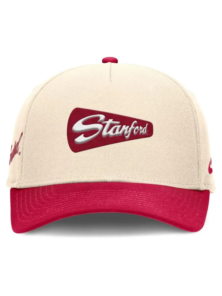 Кепка Nike с вышивкой Stanford Cardinal, Dri-FIT, Natural/Cardinal — изображение 2 из 4