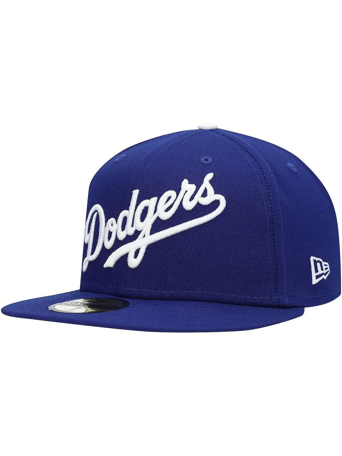 Мужская приталенная кепка Royal Los Angeles Dodgers белого цвета 59FIFTY New Era