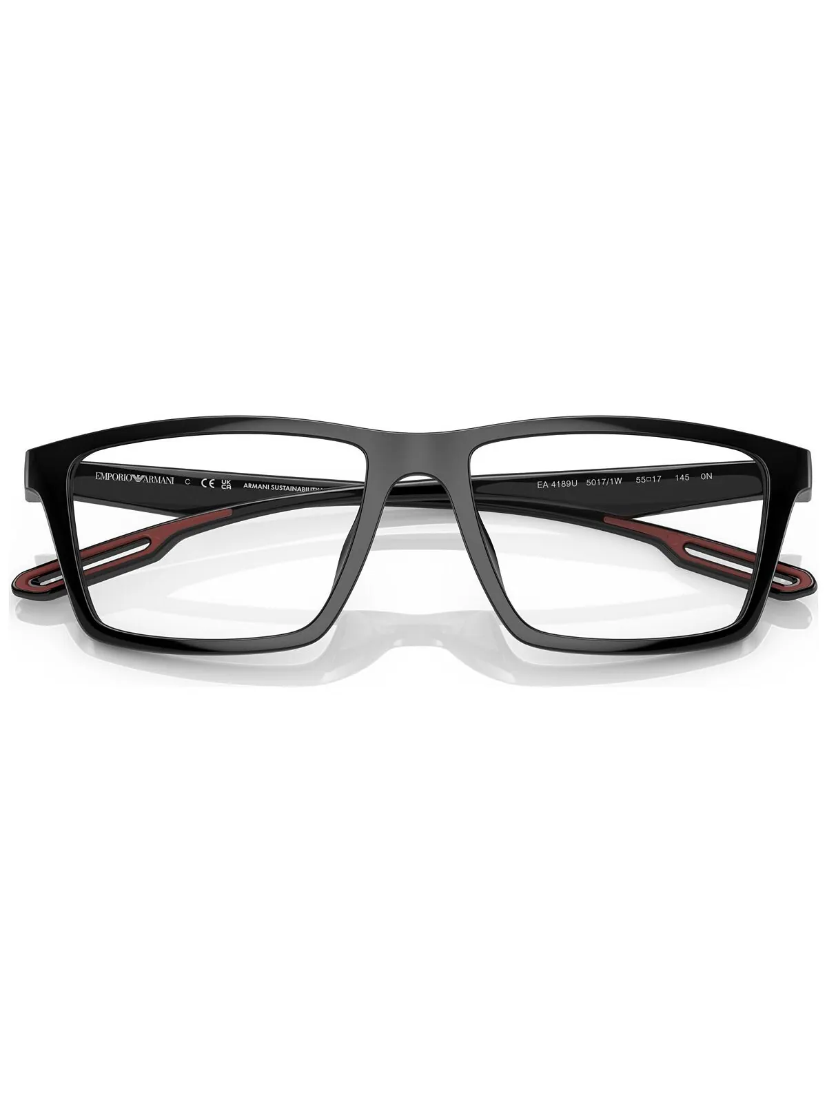 Мужские солнцезащитные очки, EA4189U55-X Emporio Armani — изображение 2 из 6, черный