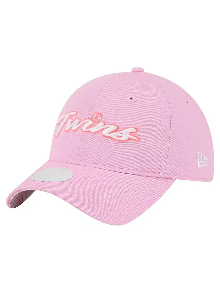 Женская розовая бейсболка Minnesota Twins Mother's Day 9TWENTY с регулируемой застежкой New Era