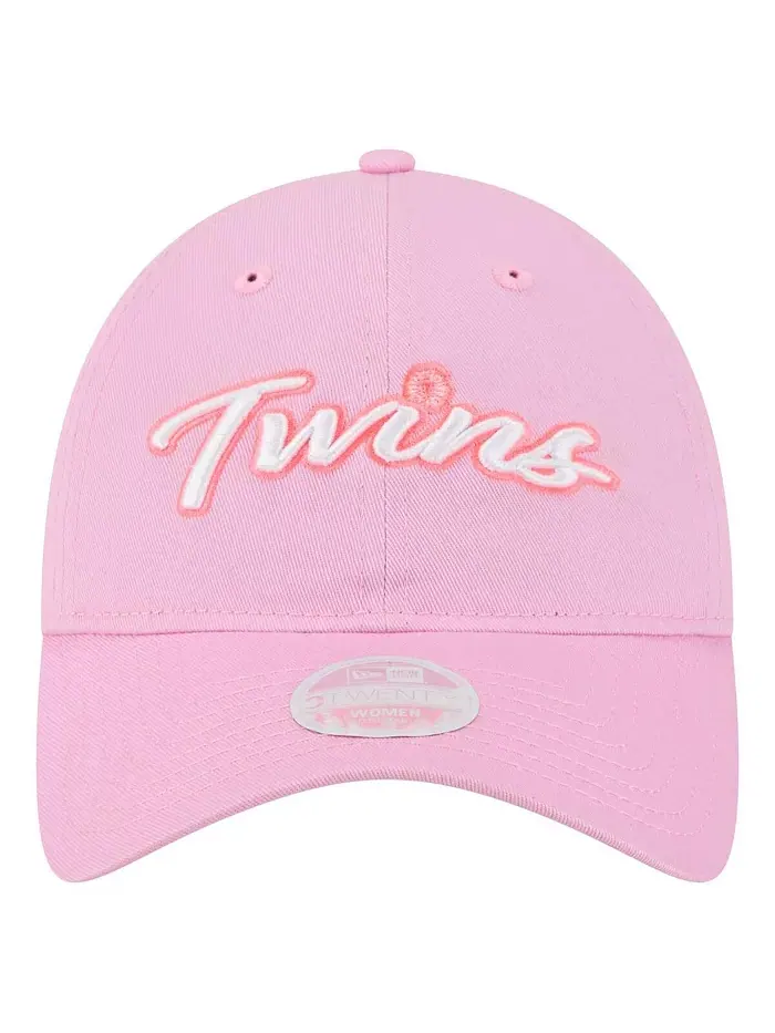 Женская розовая бейсболка Minnesota Twins Mother's Day 9TWENTY с регулируемой застежкой New Era — изображение 2 из 5