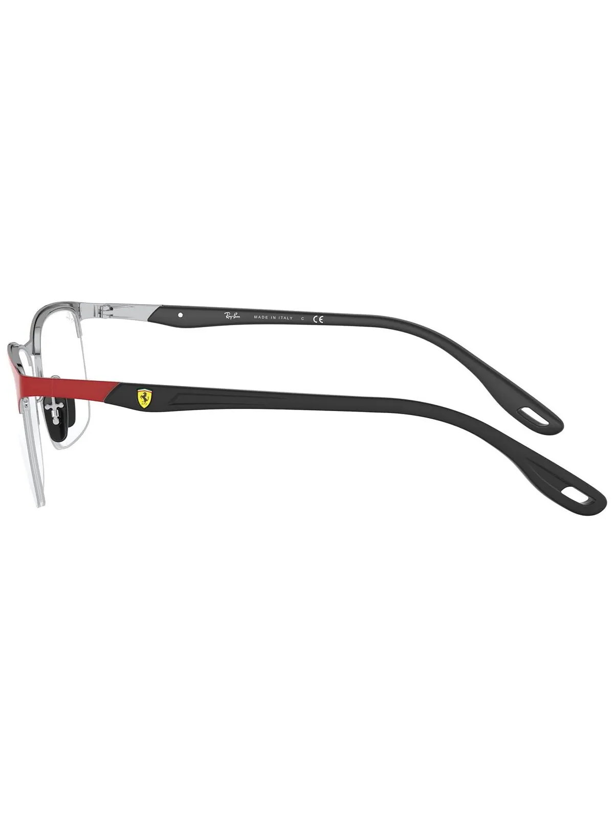 Мужские квадратные очки Scuderia Ferrari RX8416M Ray-Ban — изображение 3 из 10, красный