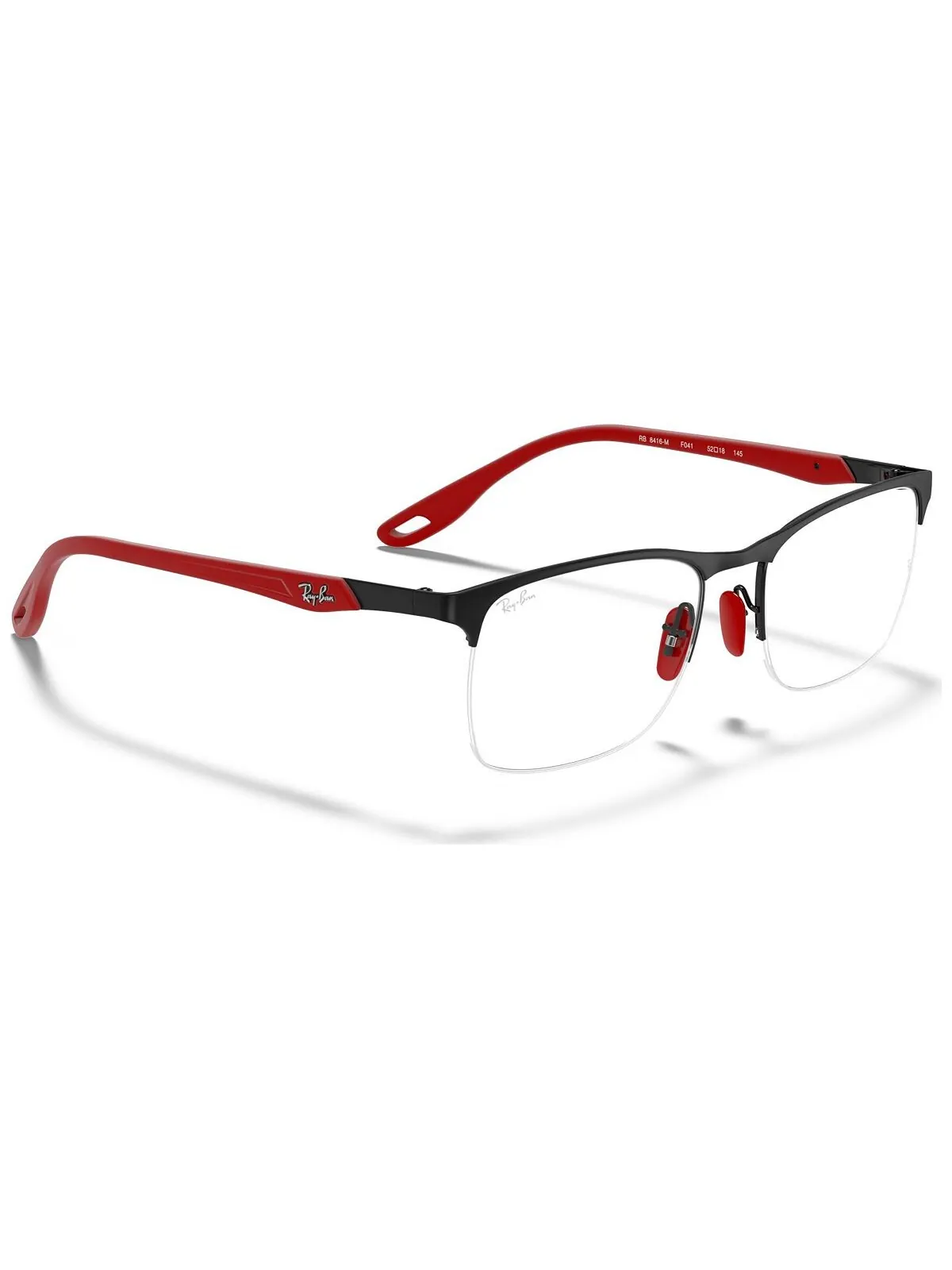Мужские квадратные очки Scuderia Ferrari RX8416M Ray-Ban — изображение 10 из 10, красный