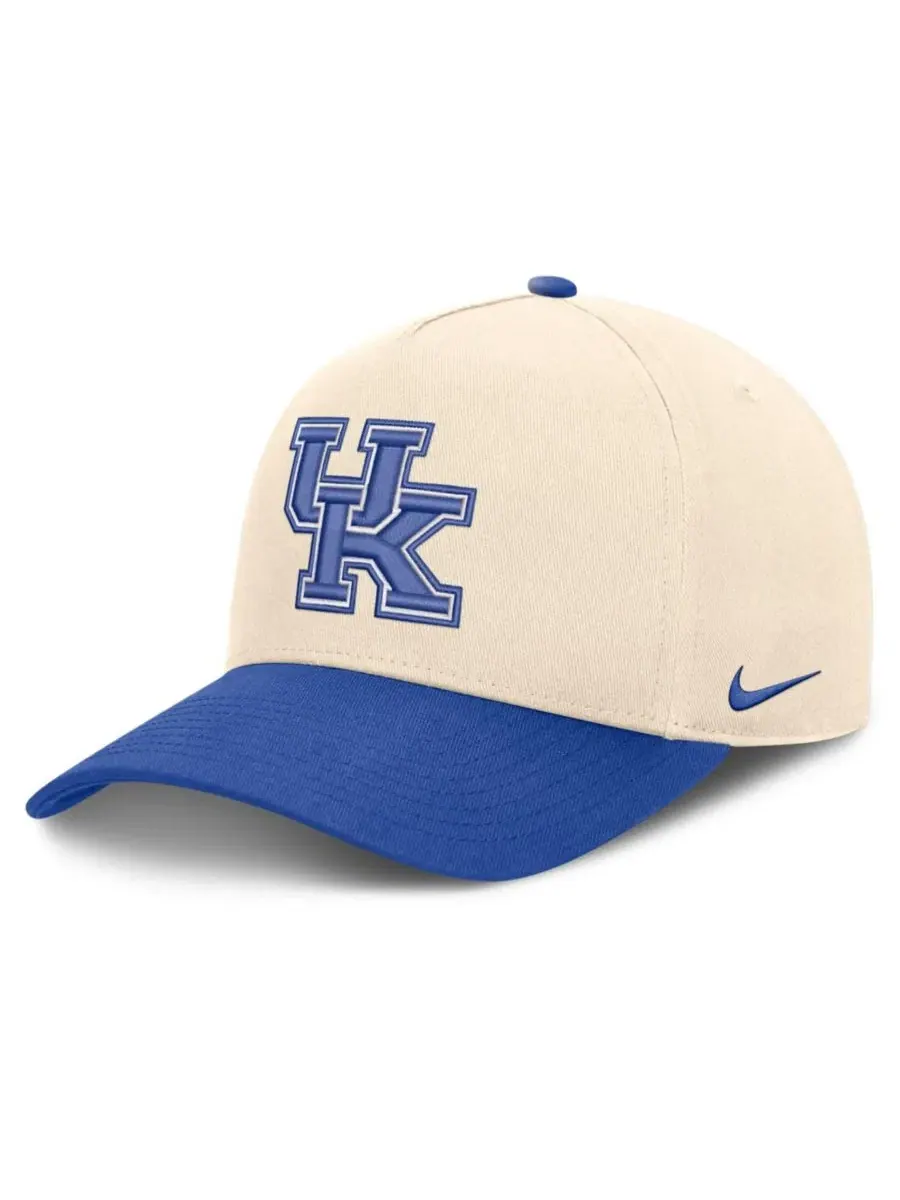 Бейсболка Nike Campus Prep Rise Kentucky Wildcats, Natural Royal