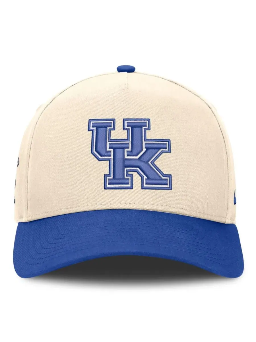 Бейсболка Nike Campus Prep Rise Kentucky Wildcats, Natural Royal — изображение 2 из 4