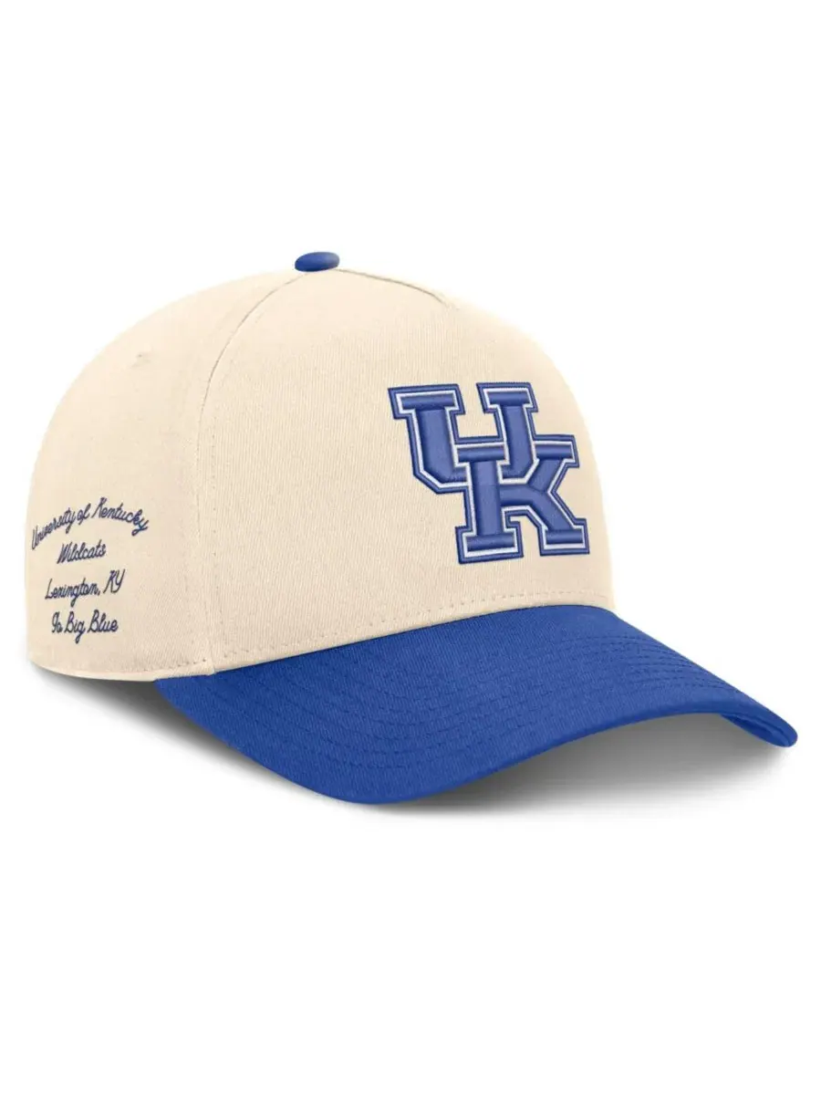 Бейсболка Nike Campus Prep Rise Kentucky Wildcats, Natural Royal — изображение 3 из 4