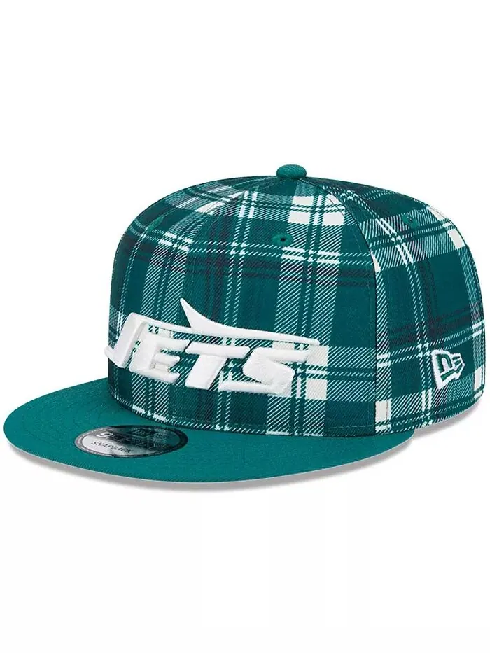 Мужская зеленая бейсболка New York Jets 2024 Sideline Statement 9FIFTY Snapback New Era