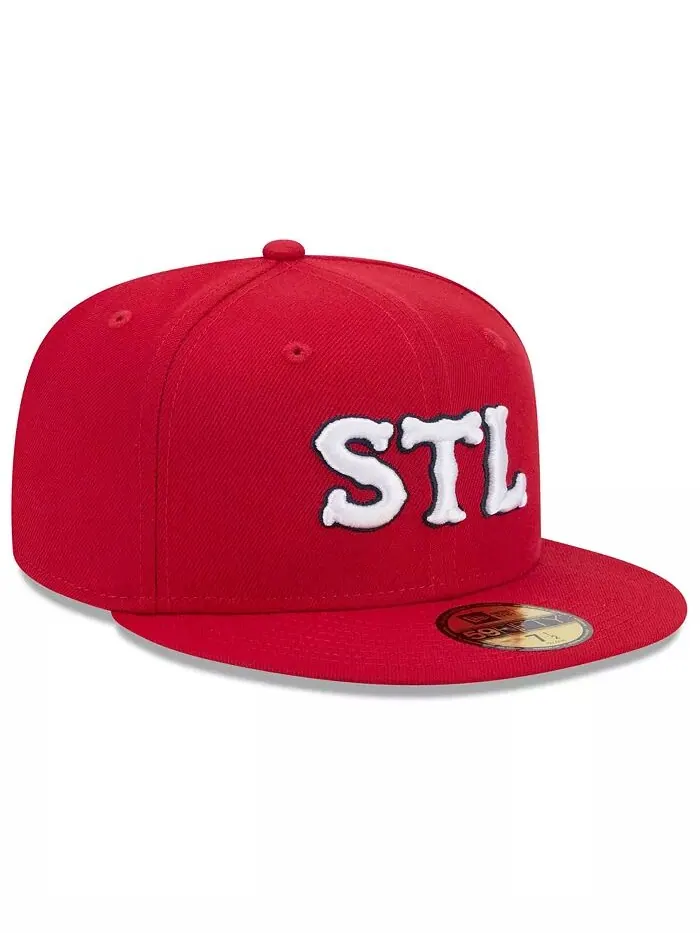 Мужская бейсболка St. Louis Cardinals 2024 City Connect 59FIFTY Fitted New Era — изображение 3 из 4