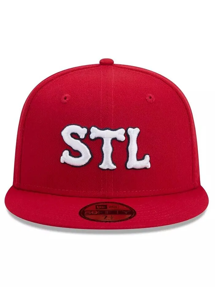Мужская бейсболка St. Louis Cardinals 2024 City Connect 59FIFTY Fitted New Era — изображение 4 из 4