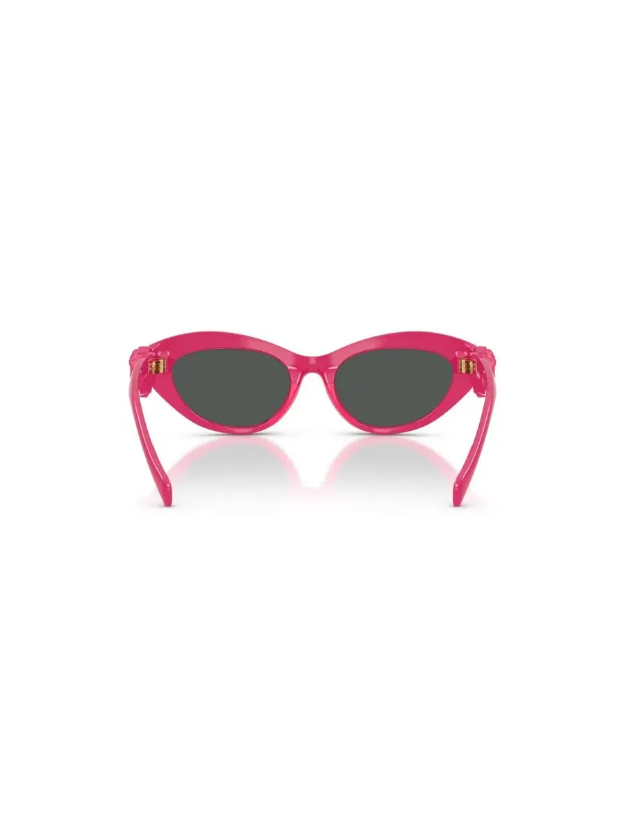 Солнцезащитные очки с оправой кошачий глаз Versace VK4005U, Fuxia — изображение 4 из 6